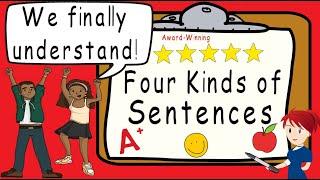 Four Kinds of Sentences | Award Winning Teaching Video | Four Types of Sentences | Complete Sentence