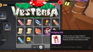How To Get The Alpha Gift/Roblox Vesteria