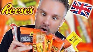 Brit Tries [REESES] For The First Time!