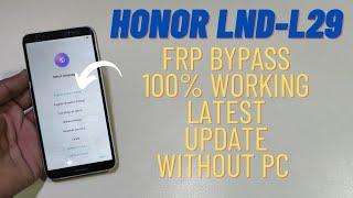 Honor 7c Frp Bypass Last Update | Huawei Lnd-L29 Google Frp Bypass Without Pc