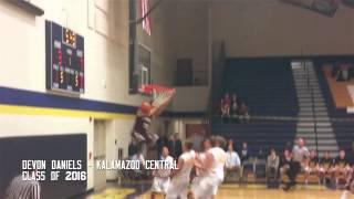 ATHLETIC Michigan 6'5" PG Devon Daniels dunks first points of the SEASON!!!