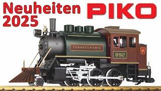 Piko Modellbahn Neuheiten 2025 | Spur H0, N, TT und G