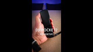 DJI Pocket 2: Power Tip for Battery Power #shorts