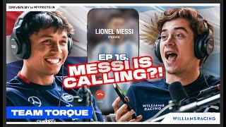 LIONEL MESSI LEFT HIS NUMBER?! | Team Torque Ep.15 | Alex Albon & Franco Colapinto