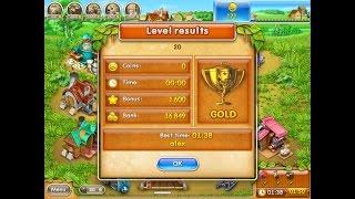 Farm Frenzy 3 only GOLD (level 20) playthrough Веселая ферма 3 (уровень 20) Золото