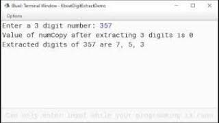 DIGIT EXTRACTION|SUM OF DIGITS|THE CODE GURU|#digit_extraction #icse #programming #java #looping