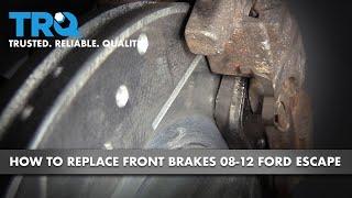 How to Replace Front Brakes 08-12 Ford Escape