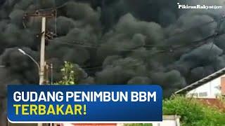 Viral Video Gudang Penimbun BBM Bersubsidi Terbakar, Diduga Milik Anggota Jatanras Polda Sumsel