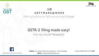 Simplify GSTR-2 filing using Tally.ERP 9 Release 6.2