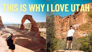 I traveled to Utah's national parks with my family (Zion and Arches National Parks)