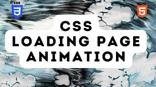 Loading Animation Using html and  CSS you should know in 2025