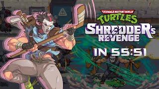 [WR] TMNT: Shredder's Revenge CASEY Arcade Speedrun in 55:51