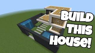 Minecraft Modern House Building Tutorial