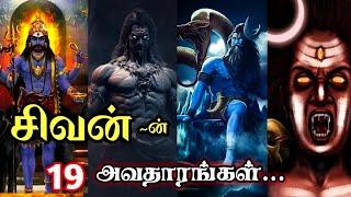 சிவனின் 19 அவதாரங்கள் | shivaratri special video  || 19 avatar lord Shiva