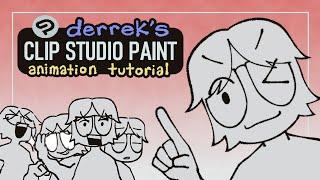 derrek's clip studio paint animation tutorial
