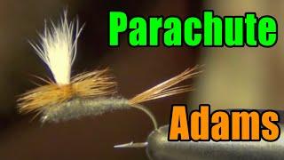 Parachute Adams Fly Tying - Best & Most Versatile All Purpose Dry Fly Ever Invented