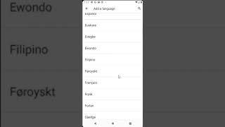 How to change language on Android