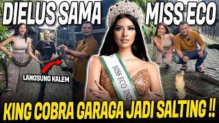 REAKSI MONSTER KING COBRA GARAGA SAAT DIPEGANG MISS ECO INTERNASIONAL