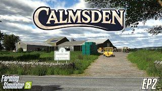 The New Build! | Calmsden Let's Play Episode 2 | Farming Simulator 25