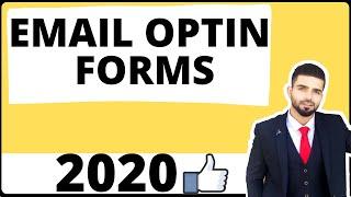 How to Create Email Opt In Forms in Wordpress 2020