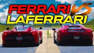 DRAG RACE! - FERRARI SF90 takes on *LaFERRARI* and BUGATTI CHIRON