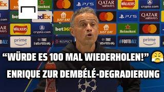 "Ich würde es 100 Mal wiederholen!": Enrique steht zu Dembélé-Degradierung