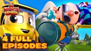 4 FULL EPISODES!  Mighty Express SEASON 4  - Mighty Express Official