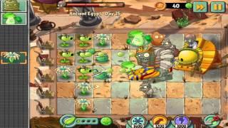 Plants vs Zombies 2: Ancient Egypt Day 25 -  Final Boss Fight