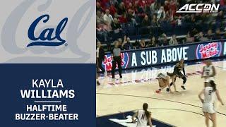 Cal's Kayla Willaims Drills The Halftime Buzzer-Beater