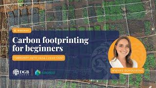 Webinar: Understanding Carbon Footprinting for Beginners