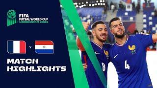 HIGHLIGHTS: France v Paraguay | FIFA Futsal World Cup Uzbekistan 2024