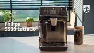 Philips Series 5500 LatteGo  Automatic Coffee Machine - How to make iced latte macchiato