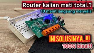 Cara mengatasi router yang mati total TOTOLINK N300RT 100% BISA !!!