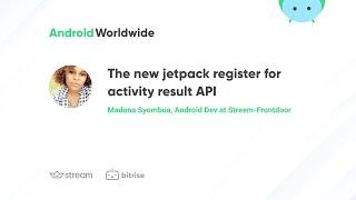 The New Jetpack Register for Activity Result API with Madona Syombua, Android Worldwide