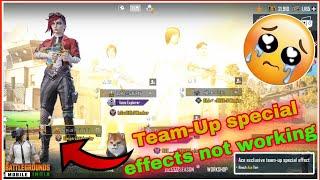 Bgmi team up effect not working |  How to set Exclusive Team-Up Effect in PUBGM / BGMI ? 