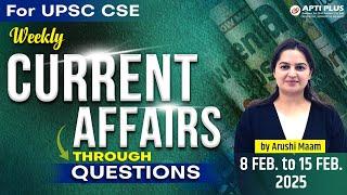 UPSC Weekly MCQ Current Affairs | February Current Affairs 2025 |  Part 2 | Kolkata | BBSR #mcqs