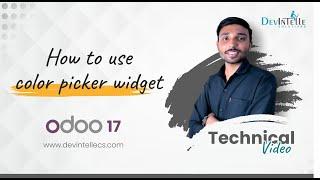 How to use color picker widget in odoo | Color picker in Odoo form