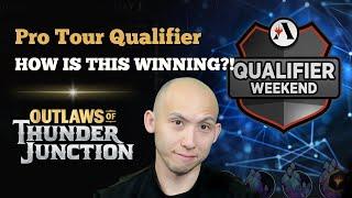 HOW IS THIS WINNING?! | Pro Tour Qualifier | Outlaws Of Thunder Junction Sealed | MTG Arena
