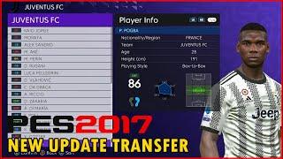 PES 2017 OPTION FILE NEW UPDATE TRANSFER JULY 2022 ALL PATCH