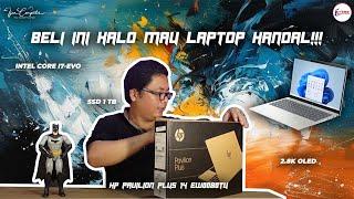 Beli ini kalo mau LAPTOP HANDAL!!! HP PAVILION PLUS 14 ew0080TU#laptopmalang #laptopgaransi