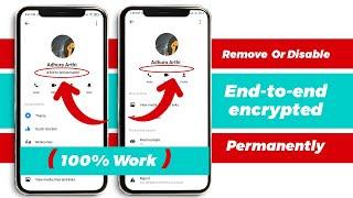 Remove or Disable End-to-End Encryption on Facebook Messenger 2024 - New Method