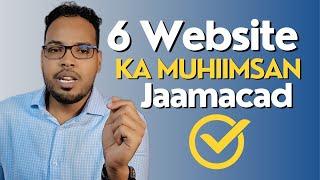 6-daan website ka baro xirfad ka muhiimsan degree Jaamacadeed