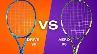 BATTLE of BABOLAT 98s | Babolat Pure Drive 98 vs Babolat Pure Aero 98