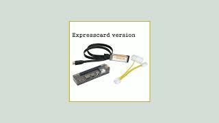 EXP GDC Beast Laptop External Independent Video Card Dock + Expresscard Cable Compatible with Appl..