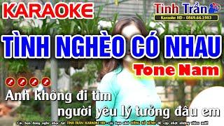 Tình Nghèo Có Nhau Karaoke Nhạc Sống Tone Nam ( Dm ) - Tình Trần Organ