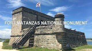 Historic Fort Matanzas National Monument in 4k UHD Video