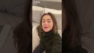 nailea devora NEW tiktok on her BED