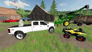 Hudson Buys Old Farm Full of Trucks and Tractors | Farming Simulator 22
