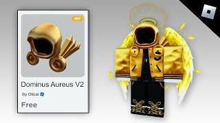 OMG! GET 28 FREE GOLDEN DOMINUS ITEMS & FREE ITEMS ON ROBLOX 2024