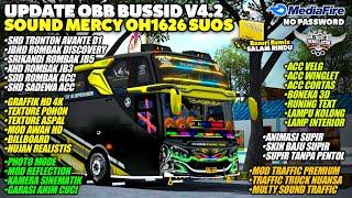 OBB TERBARU BUSSID V4.2 SOUND MERCY OH 1626 SUOS | GRAFIK HD 4K | FULL ROMBAK BUS